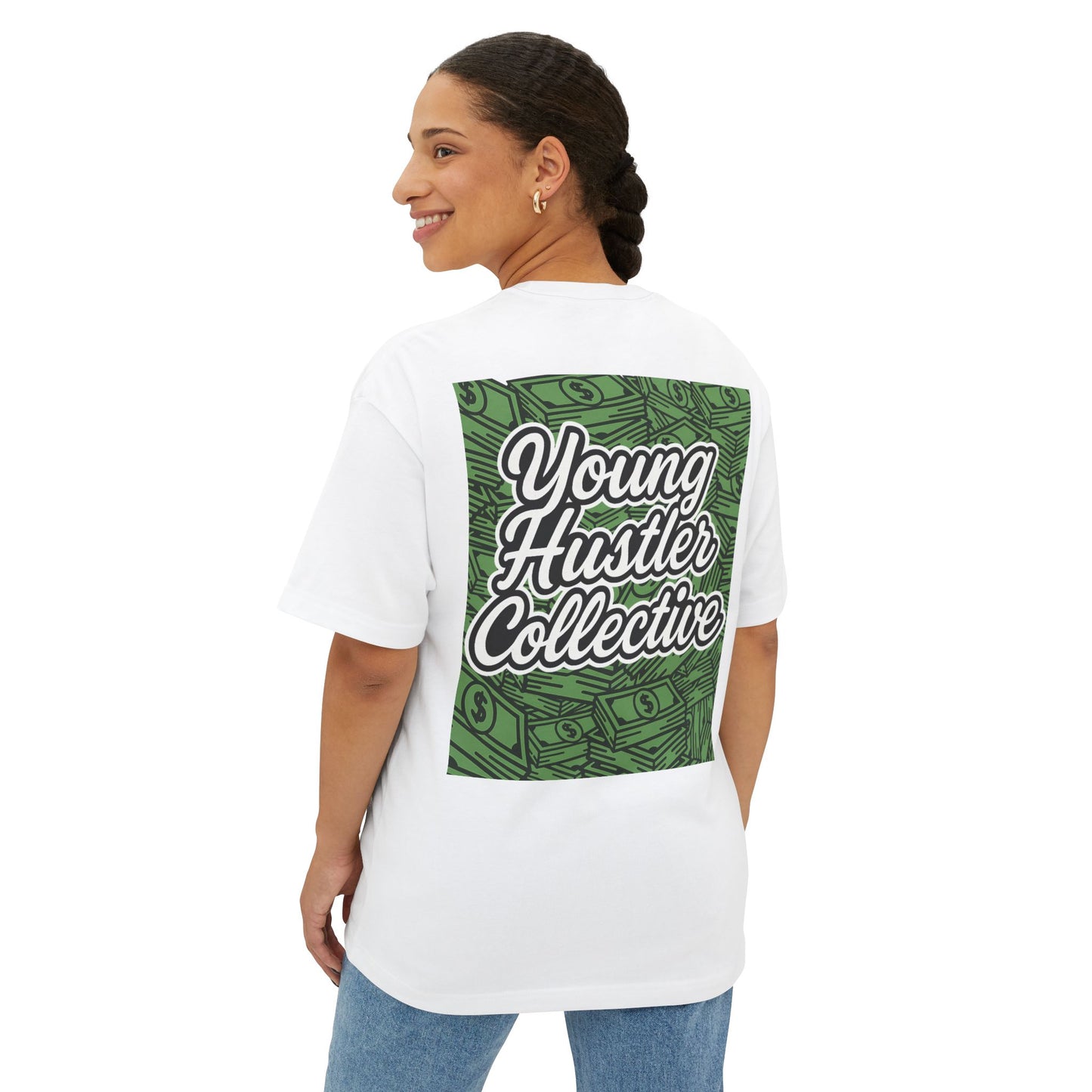 Cash Hustler Oversized Boxy Tee