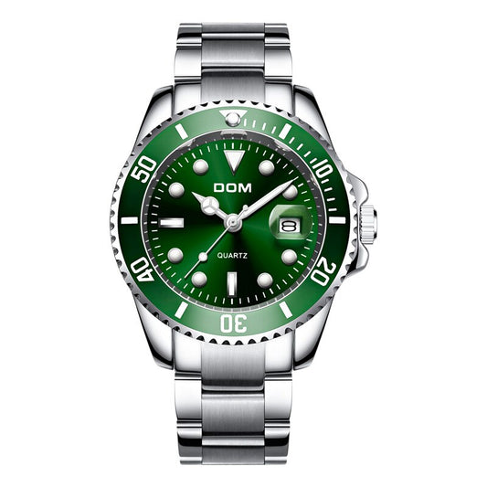 DOM Luxury Men’s Watch with Date 30m Water Resistant