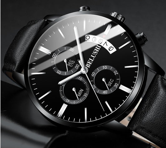 BELUSHI Business-Casual Men’s Watch — Chronograph, Hardlex