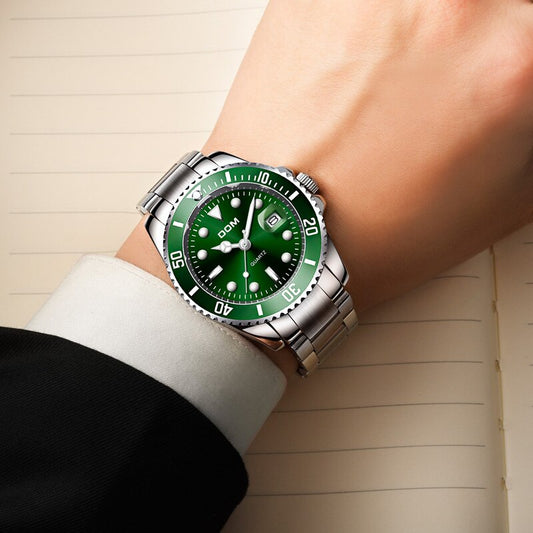 DOM Luxury Men’s Watch with Date 30m Water Resistant